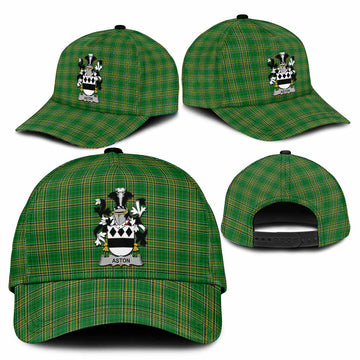 Aston Irish Clan Tartan Classic Cap with Coat of Arms
