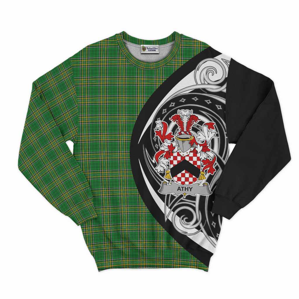 Athy Irish Clan Sweatshirt Celtic Circle Style Unisex - Tartan Vibes Clothing