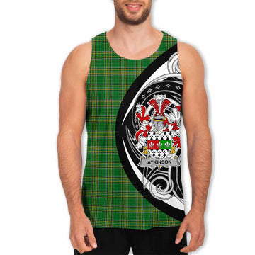 Tartan Vibes Clothing Atkinson Irish Clan Men's Tank Top Celtic Circle Style