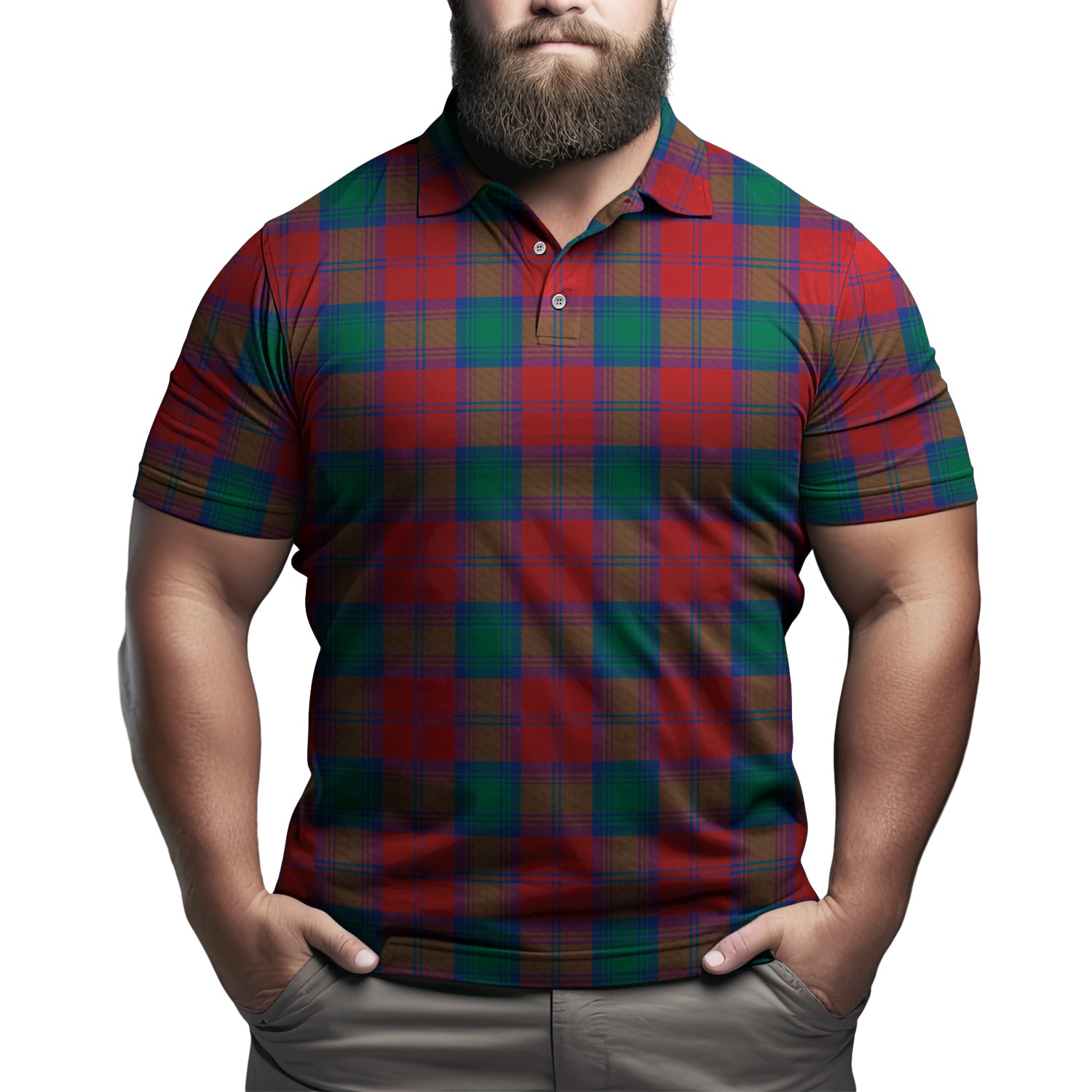 auchinleck-tartan-mens-polo-shirt-tartan-plaid-men-golf-shirt-scottish-tartan-shirt-for-men