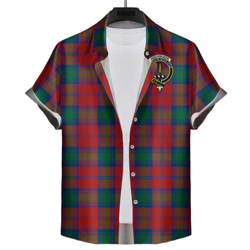 Auchinleck (Affleck) Tartan Hawaiian Shirt with Family Crest Kid - Tartan Vibes Clothing