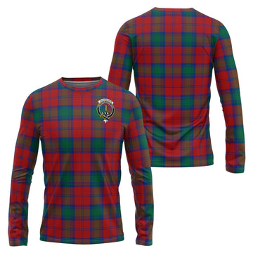 Auchinleck Tartan Long Sleeve T-Shirt with Family Crest