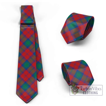Auchinleck (Affleck) Tartan Classic Necktie Cross Style Necktie One Size - Tartan Vibes Clothing