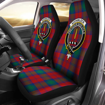 Auchinleck (Affleck) Tartan Car Seat Cover with Family Crest One Size - Tartan Vibes Clothing