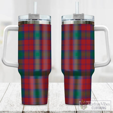 Auchinleck (Affleck) Tartan Tumbler with Handle One Size 40 OZ - Tartan Vibes Clothing
