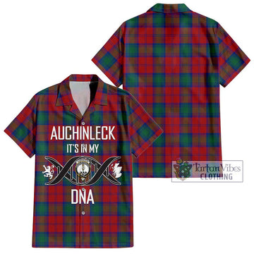 Auchinleck (Affleck) Tartan Hawaiian Shirt with Family Crest DNA In Me Style Kid - Tartan Vibes Clothing
