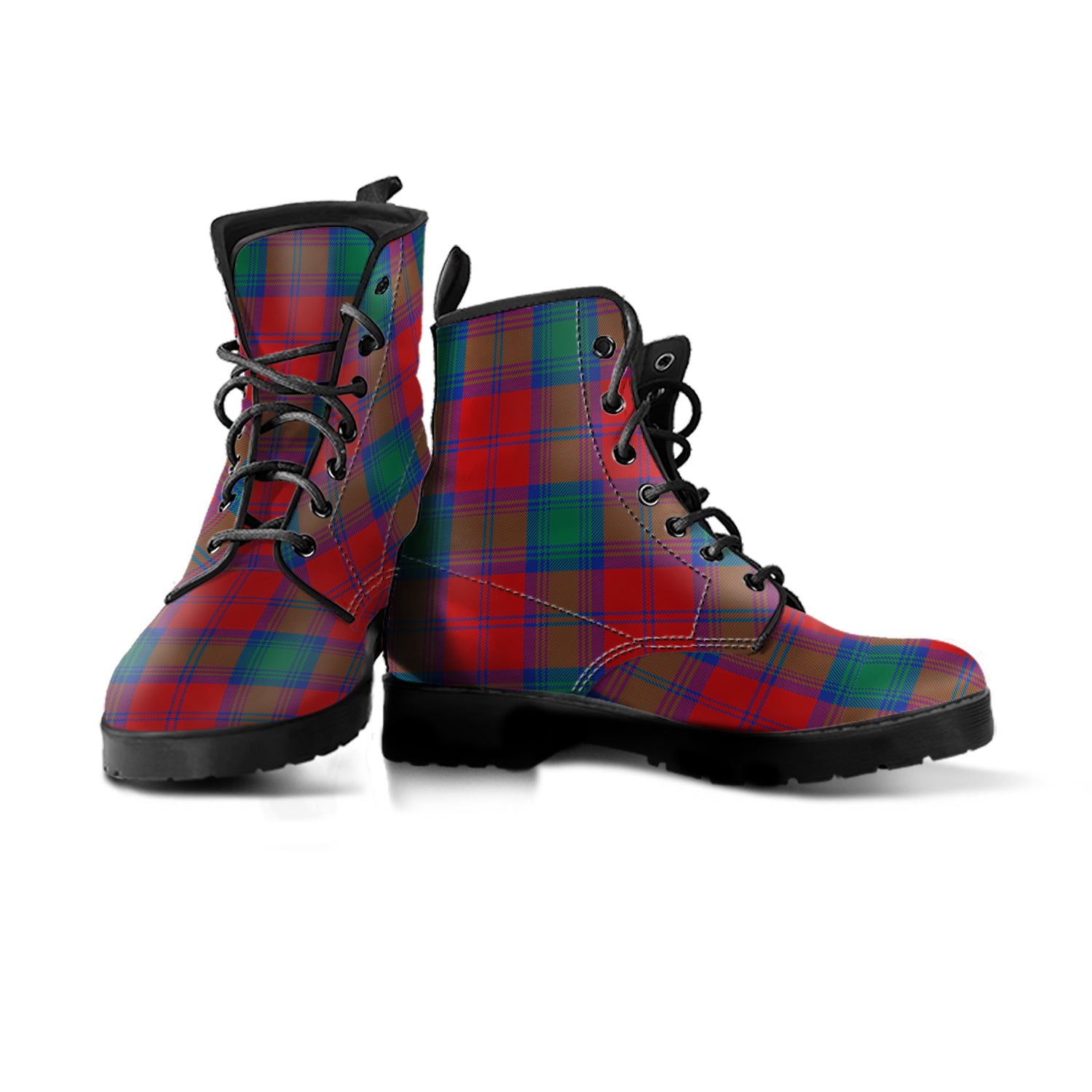 Auchinleck Tartan Leather Boots - Tartanvibesclothing