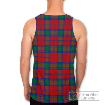 Auchinleck (Affleck) Tartan Men's Tank Top with Family Crest DNA In Me Style - Tartan Vibes Clothing