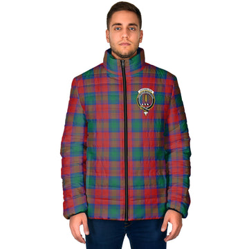 Auchinleck Tartan Padded Jacket with Family Crest