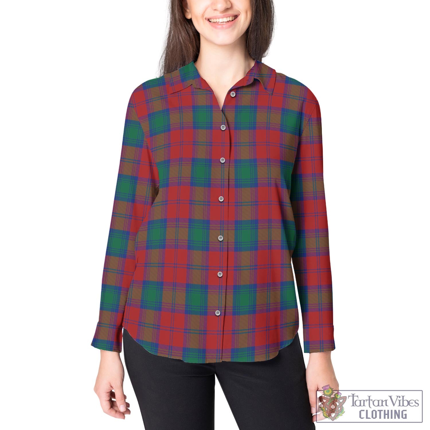 Auchinleck (Affleck) Tartan Women's Casual Shirt - Tartan Vibes Clothing