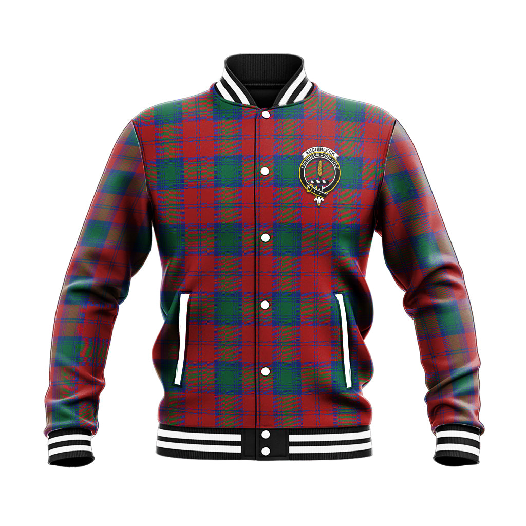 Auchinleck (Affleck) Tartan Baseball Jacket with Family Crest - Tartan Vibes Clothing