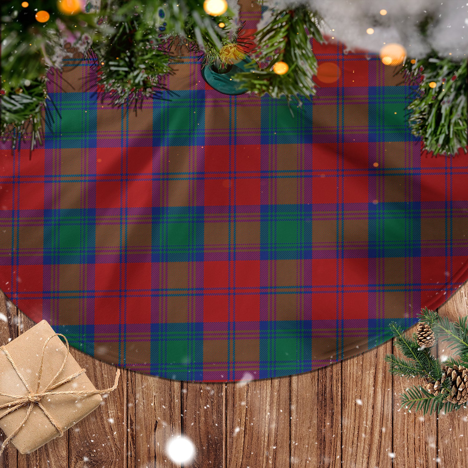 Auchinleck (Affleck) Tartan Christmas Tree Skirt - Tartan Vibes Clothing
