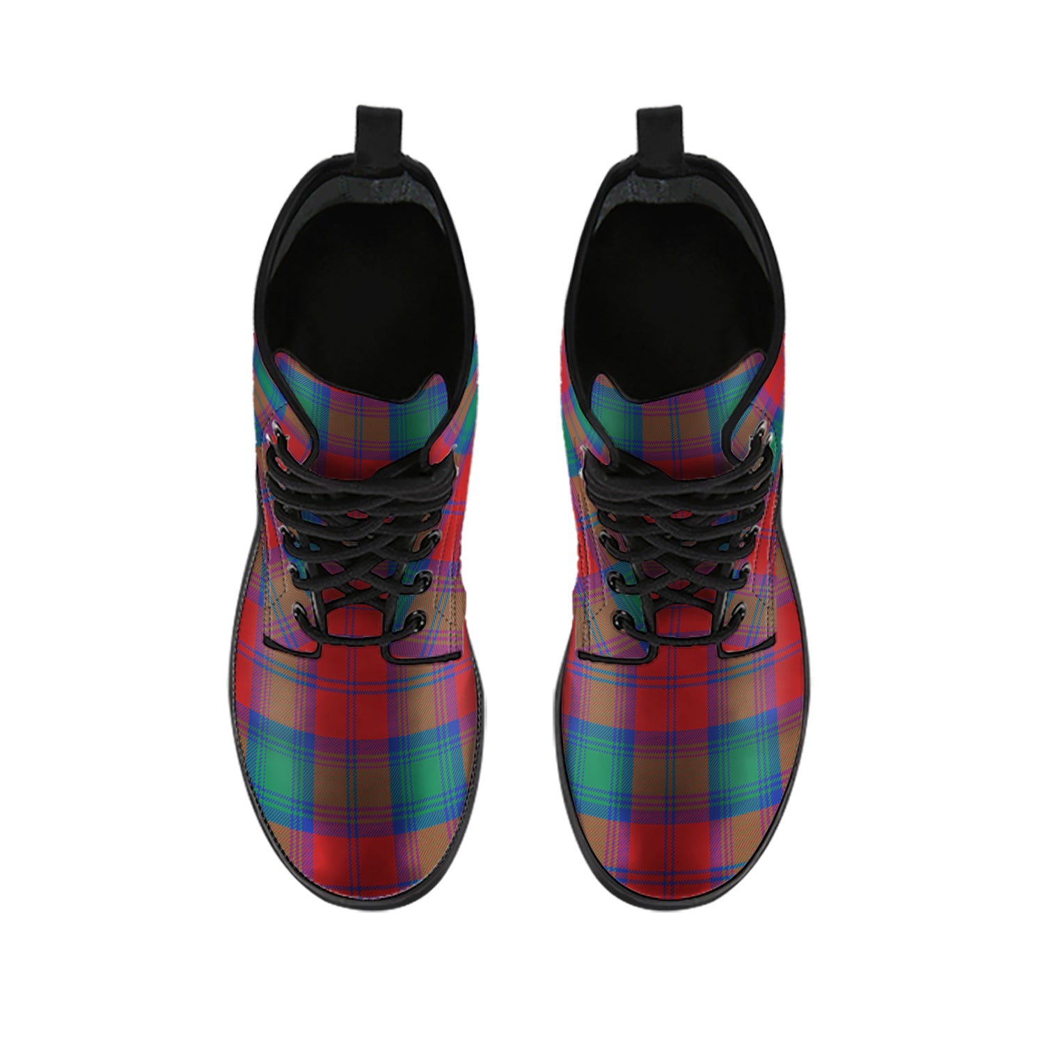 Auchinleck Tartan Leather Boots - Tartanvibesclothing