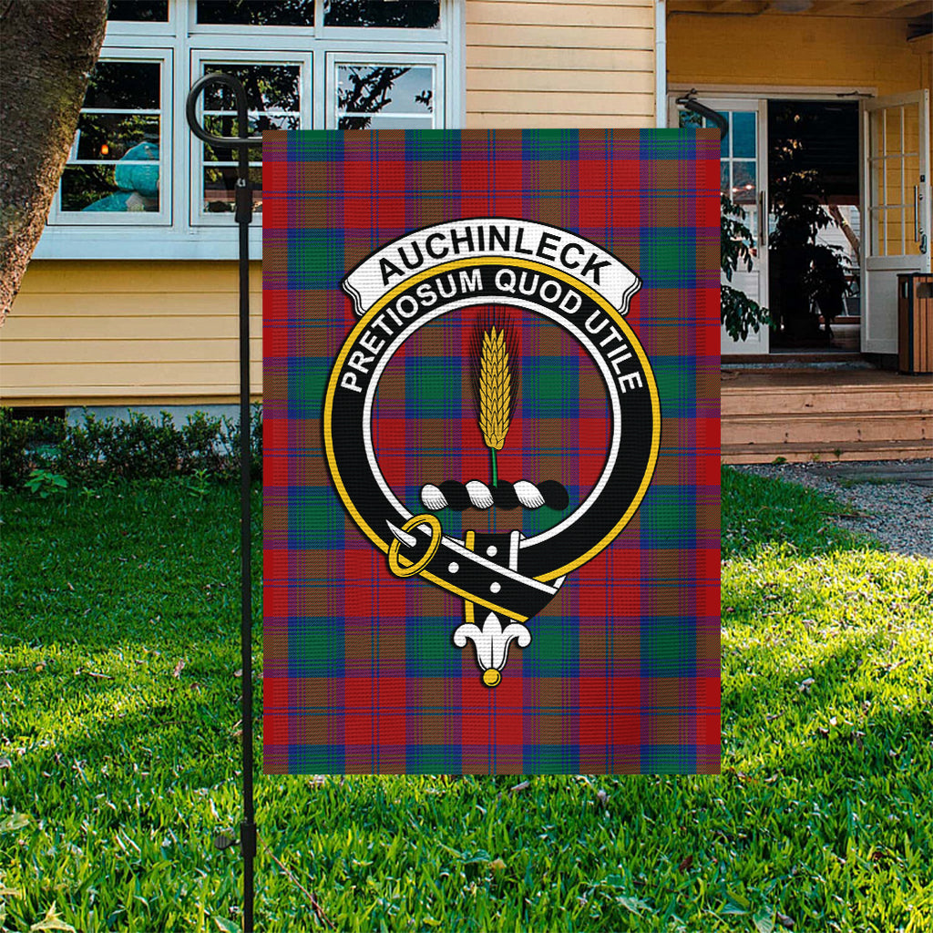 Auchinleck (Affleck) Tartan Flag with Family Crest - Tartan Vibes Clothing