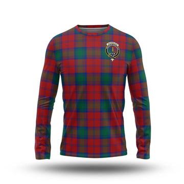 Auchinleck (Affleck) Tartan Long Sleeve T-Shirt with Family Crest - Tartan Vibes Clothing