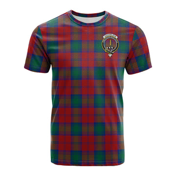 Auchinleck (Affleck) Tartan T-Shirt with Family Crest - Tartan Vibes Clothing