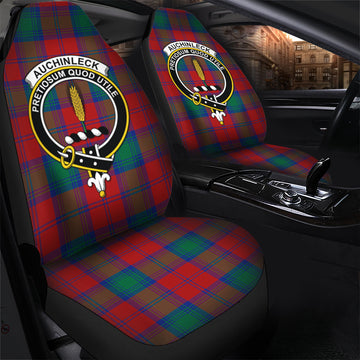 Auchinleck (Affleck) Tartan Car Seat Cover with Family Crest - Tartan Vibes Clothing