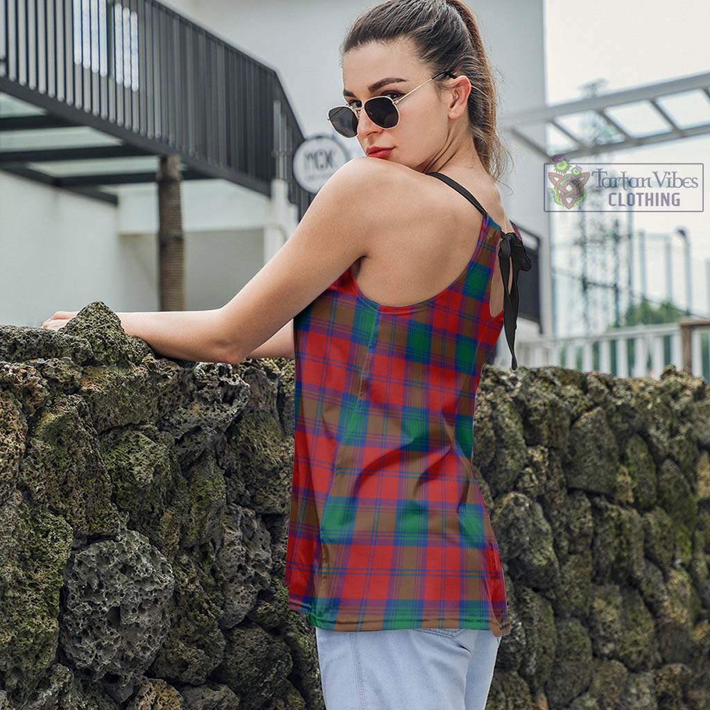 Tartan Vibes Clothing Auchinleck Tartan Loose Halter Neck Camisole