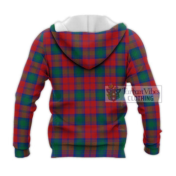 Auchinleck (Affleck) Tartan Knitted Hoodie with Family Crest DNA In Me Style - Tartan Vibes Clothing