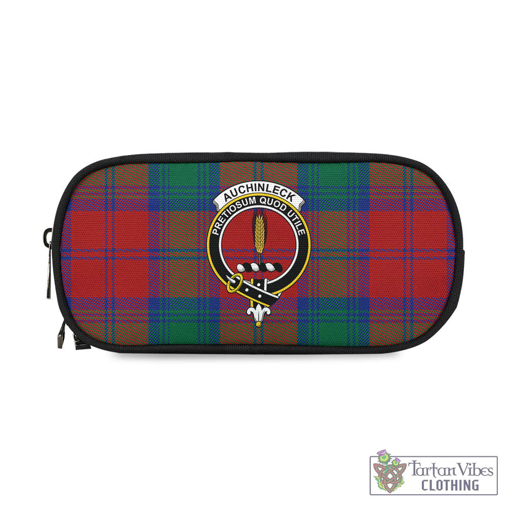 Auchinleck (Affleck) Tartan Pen and Pencil Case with Family Crest - Tartan Vibes Clothing