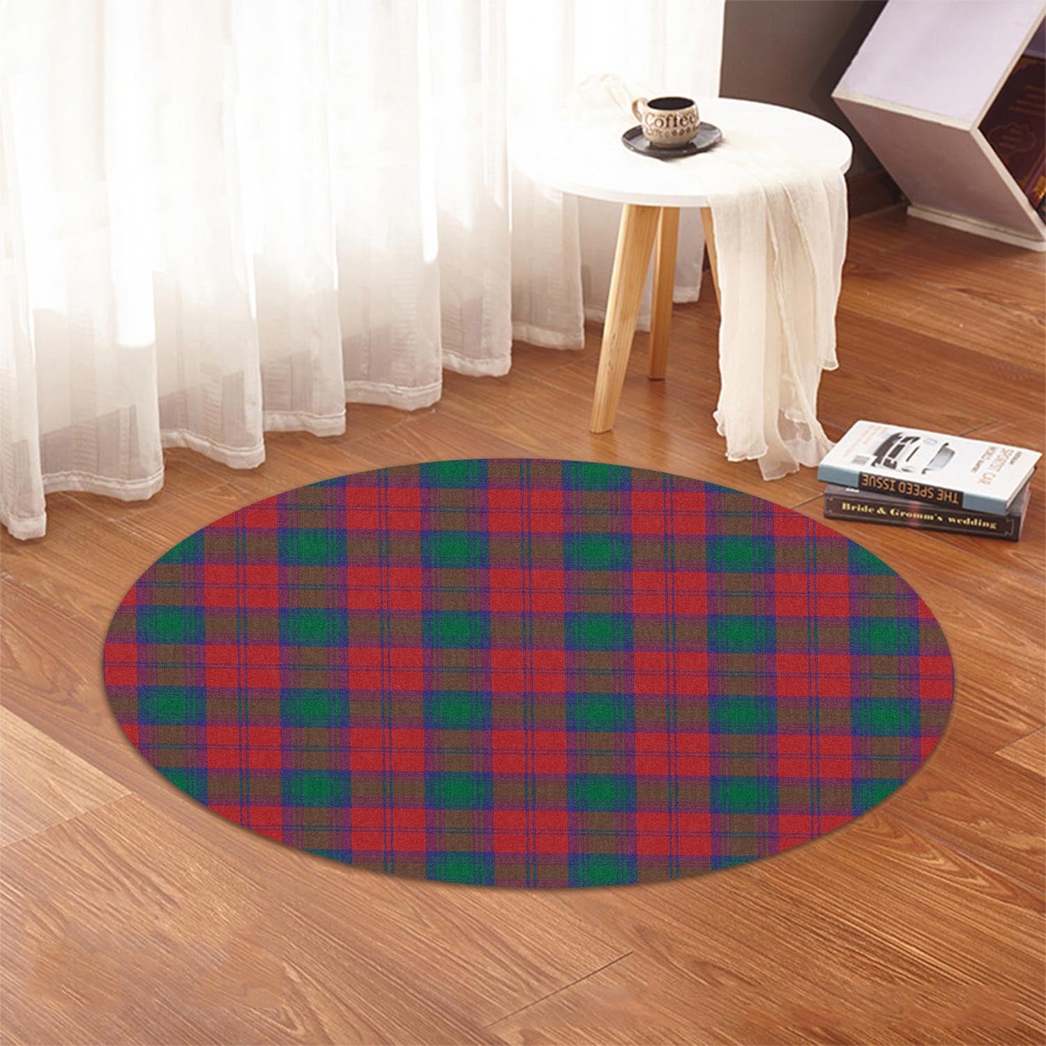 Auchinleck (Affleck) Tartan Round Rug - Tartan Vibes Clothing