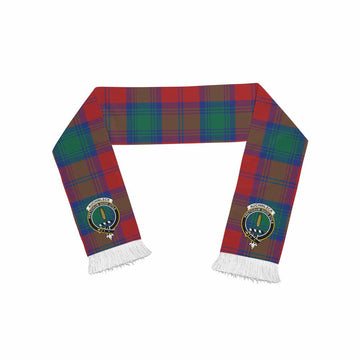 Tartan Vibes Clothing Auchinleck (Affleck) Tartan Ruffneck Scarf with Family Crest