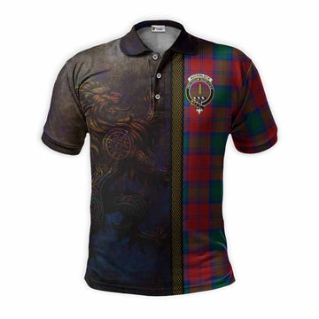 Auchinleck (Affleck) Tartan Family Crest Polo Shirt Alba Gu Brath Be Brave Lion Ancient Style Kid - Tartan Vibes Clothing