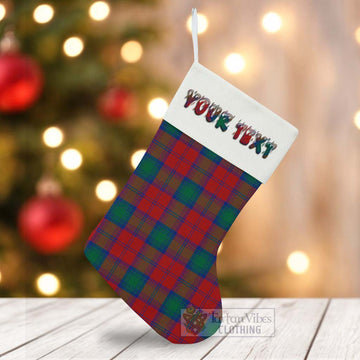 Auchinleck (Affleck) Tartan Christmas Stocking with Personalized Text - Tartan Vibes Clothing