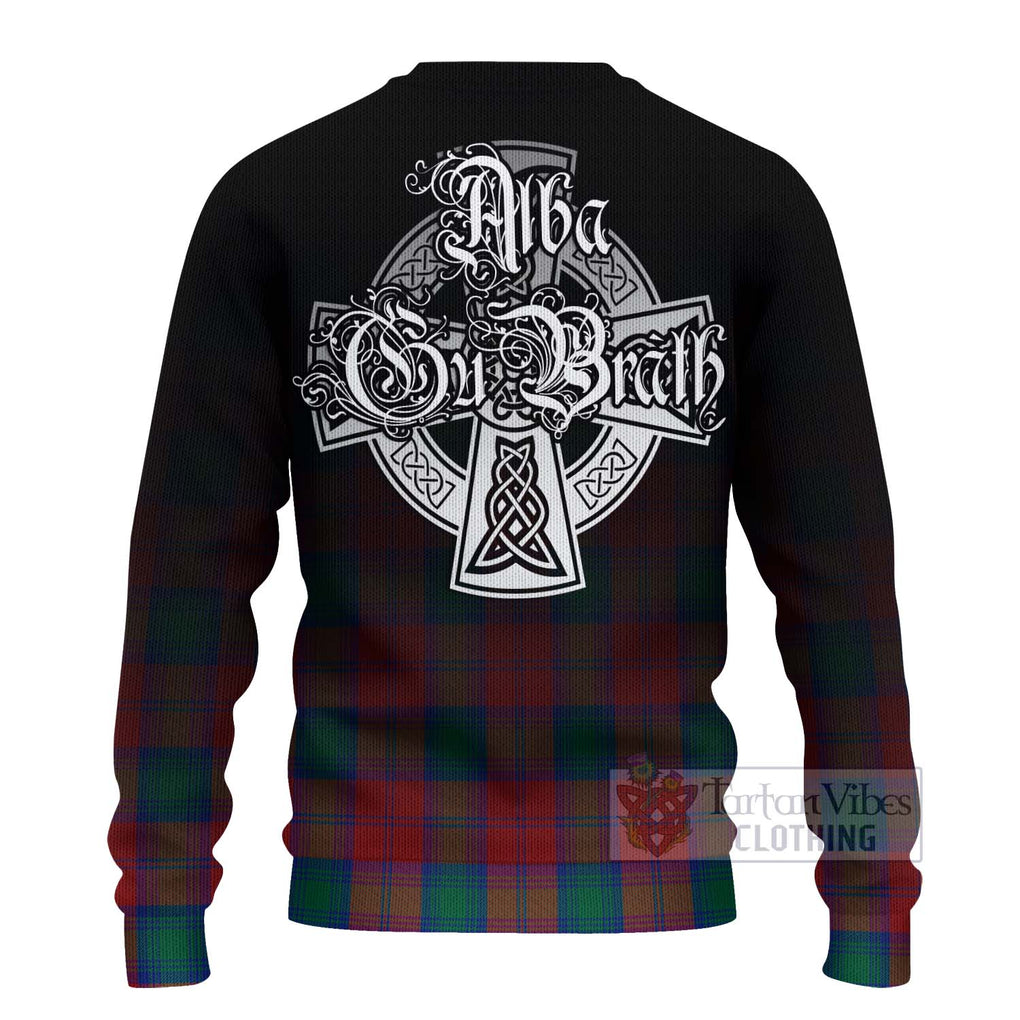 Auchinleck (Affleck) Tartan Ugly Sweater Featuring Alba Gu Brath Family Crest Celtic Inspired - Tartan Vibes Clothing
