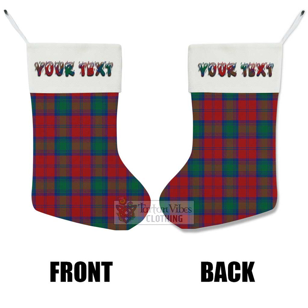 Auchinleck (Affleck) Tartan Christmas Stocking with Personalized Text - Tartan Vibes Clothing