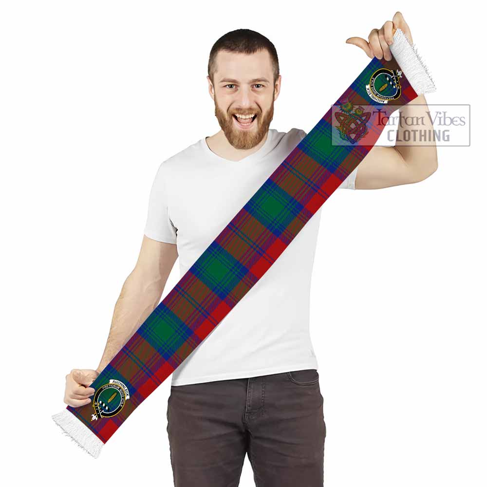 Auchinleck (Affleck) Tartan Ruffneck Scarf with Family Crest - Tartan Vibes Clothing