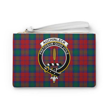 Tartan Vibes Clothing Auchinleck (Affleck) Family Crest Tartan Clutch Bag