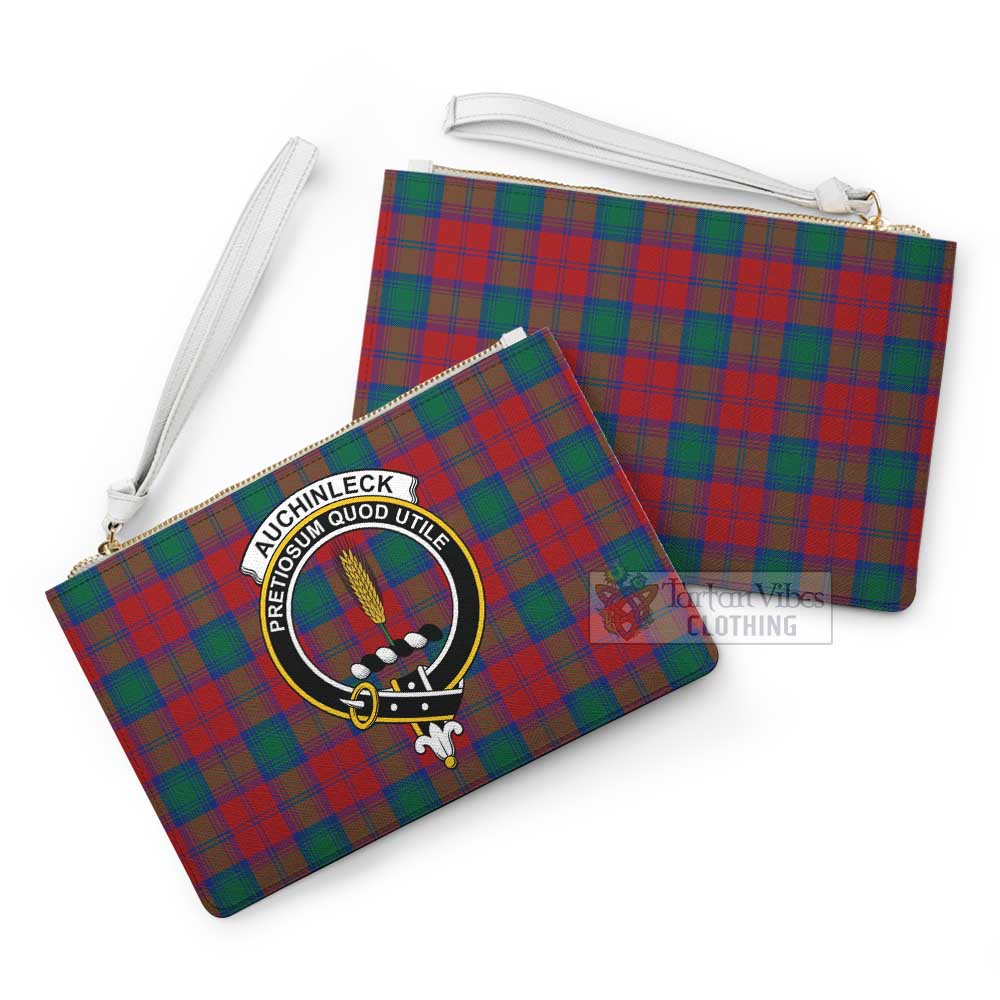 Tartan Vibes Clothing Auchinleck (Affleck) Family Crest Tartan Clutch Bag