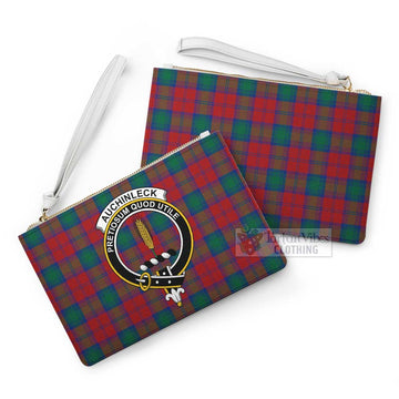 Tartan Vibes Clothing Auchinleck (Affleck) Family Crest Tartan Clutch Bag