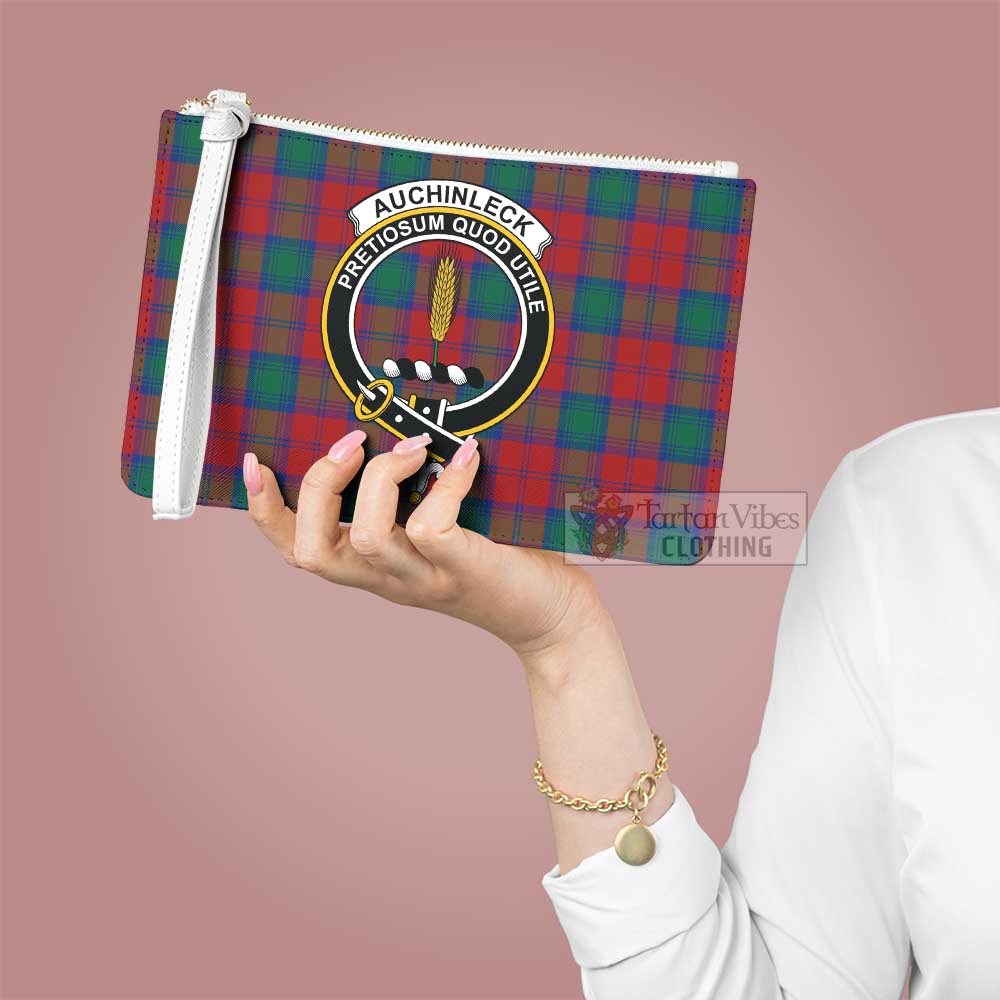 Tartan Vibes Clothing Auchinleck (Affleck) Family Crest Tartan Clutch Bag