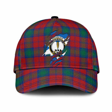 Auchinleck (Affleck) Tartan Classic Cap with Family Crest In Me Style