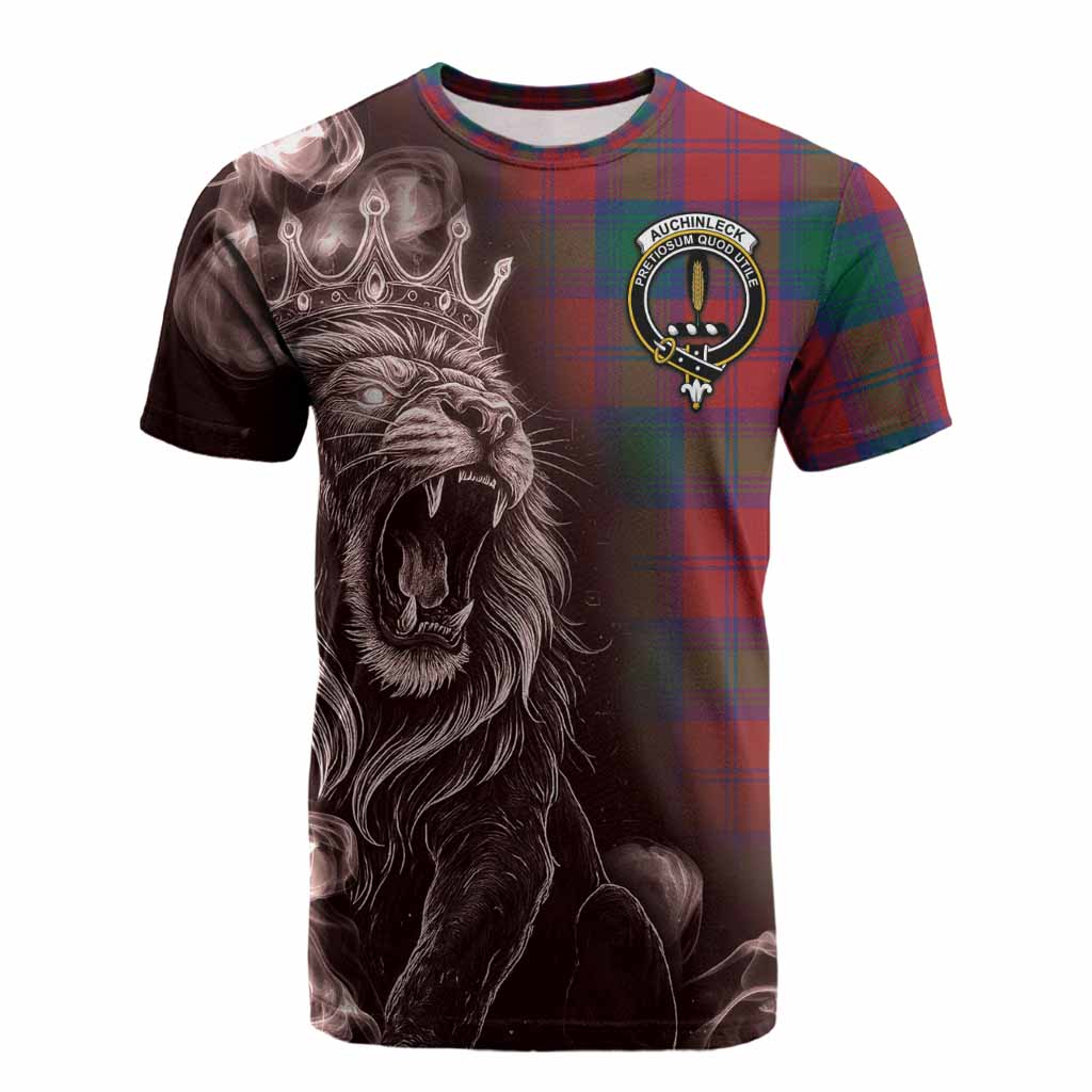 Auchinleck (Affleck) Tartan Cotton T-shirt Roaring Lion Heritage