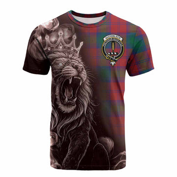 Auchinleck (Affleck) Tartan Cotton T-shirt Roaring Lion Heritage