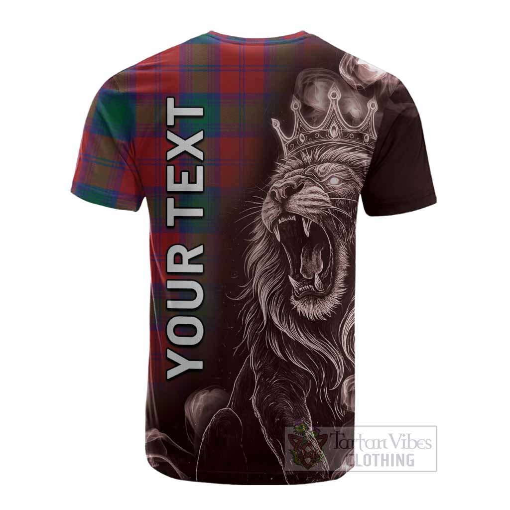 Auchinleck (Affleck) Tartan Cotton T-shirt Roaring Lion Heritage