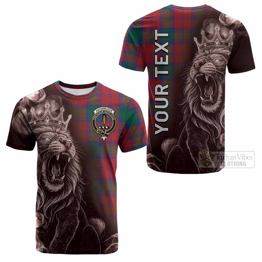 Auchinleck (Affleck) Tartan Cotton T-shirt Roaring Lion Heritage