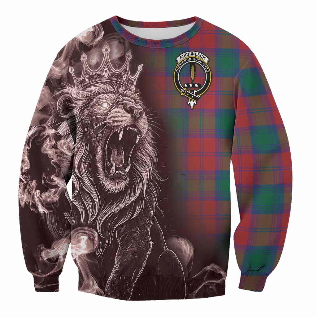 Auchinleck (Affleck) Tartan Sweatshirt Roaring Lion Heritage