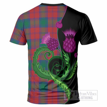 Auchinleck (Affleck) Tartan T-Shirt Traditional Scottish Thistle