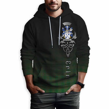 Auchmuty Irish Clan Hoodie with Coat of Arms Erin Go Bragh Celtic Inspired Pullover Hoodie - Tartan Vibes Clothing