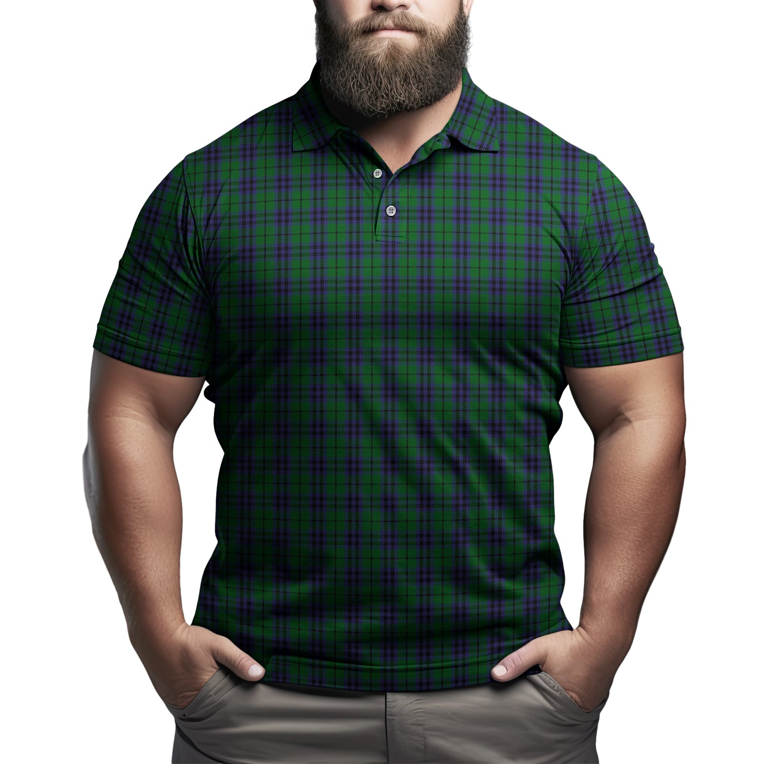 Austin Tartan Mens Polo Shirt - Tartanvibesclothing