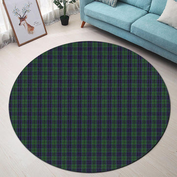 Austin Tartan Round Rug - Tartanvibesclothing