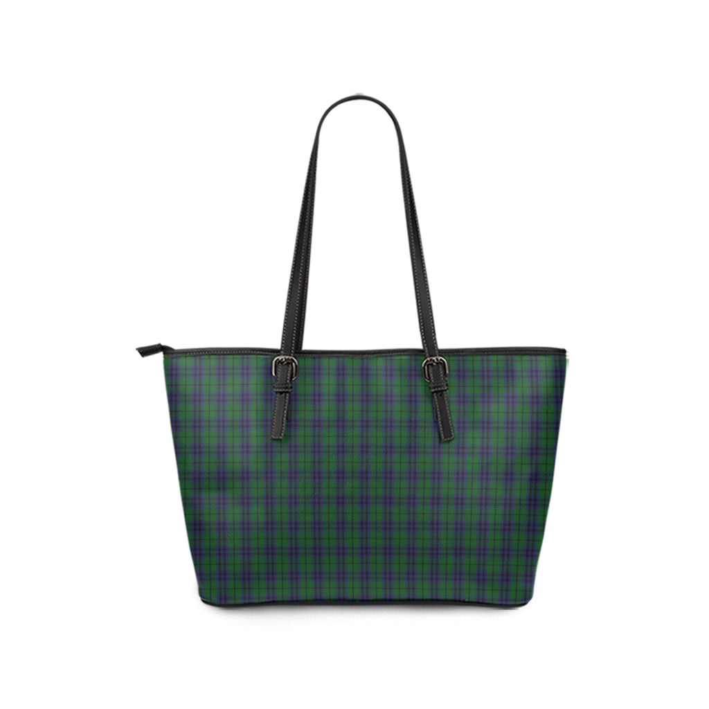 Austin Tartan Leather Tote Bag - Tartanvibesclothing