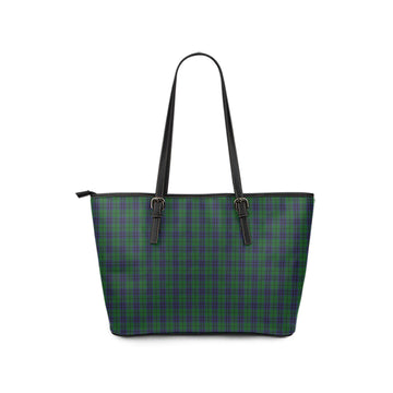 Austin Tartan Leather Tote Bag - Tartanvibesclothing