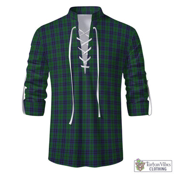 Tartan Vibes Clothing Austin Tartan Men's Scottish Traditional Jacobite Ghillie Kilt Shirt