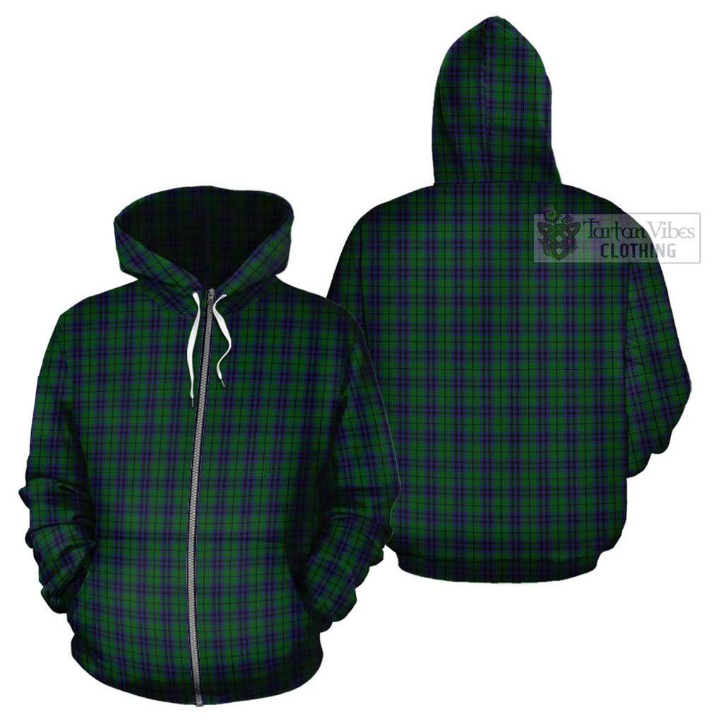 Austin Tartan Cotton Hoodie Zip Hoodie - Tartan Vibes Clothing