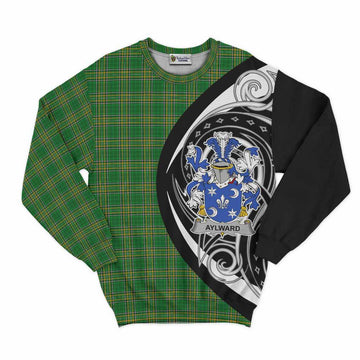 Tartan Vibes Clothing Aylward Irish Clan Sweatshirt Celtic Circle Style